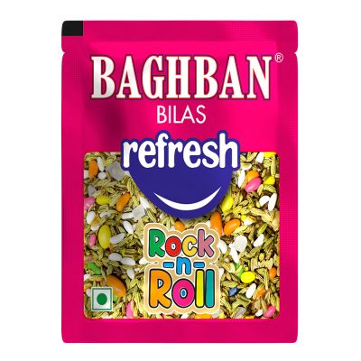 Baghban Bilas Refresh Rock N Roll - Mouth Freshener (60 Pouch Pack)
