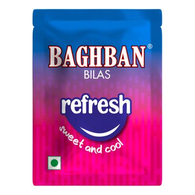 Baghban Bilas Refresh Sweet And Cool - Mouth Freshener (60 Pouch Pack)