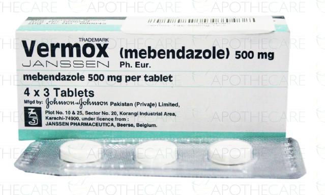 mebendazol tableta